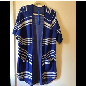 KIT  AND ACE LONG OPEN CARDIGAN / DUSTER SZ XS